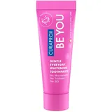 Curaprox Be You Wassermelone Whitening-Zahnpasta mit Geschmack von Wassermelone, mit Menthol, vegan, 950 ppm Fluorid, RDA 50, pink, 10 ml