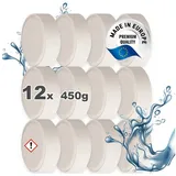 BOLASECA S.A. 12x 450g Luft-Entfeuchter Granulat Tabs Nachfüllpackung für Raumentfeuchter Box Nachfülltabs Tabletten ohne Strom