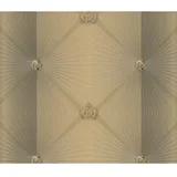 Glööckler Vliestapete »Glööckler Imperial«, bronzefarben, strukturiert - braun