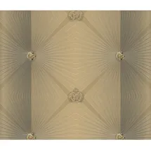 Glööckler Vliestapete »Glööckler Imperial«, bronzefarben, strukturiert - braun