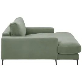 KAWOLA Relaxsessel CARA Feincord 132 x 84 x 170 cm Grün