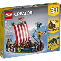 LEGO Creator Wikingerschiff mit Midgardschlange 31132