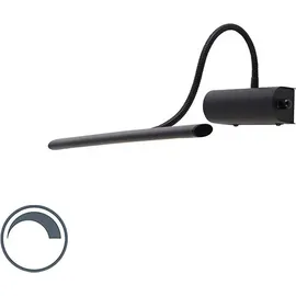 QAZQA Design Wandleuchte schwarz 32 cm inkl. led mit Dimmer - Tableau