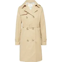 s.Oliver Trenchcoat mit Streifen-Futter - braun - 44