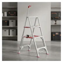 ideoon home Robuste Teleskopleiter 4 Stufen