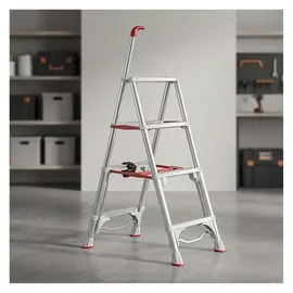 ideoon home Robuste Teleskopleiter 4 Stufen
