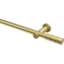 Interdeco Gardinenstange, Messing, Metall, 240 cm Wohntextilien, Gardinen Ø Vorhänge, Gardinen-Stangen