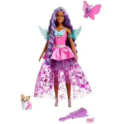 Mattel HLC33 - Barbie - A Touch of Magic - Puppe mit Zubehör, Brooklyn