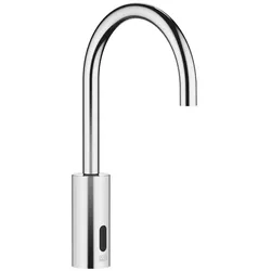 Dornbracht Meta Waschtischarmatur mit Infrarot-Sensorik, Batterie- und Netzbetrieb, Badarmaturen, chrom