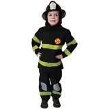 Dress Up America - Feuerwehr Kostüm Kinder- Preisgekröntes Feuerwehr-Kostümset in Deluxe-Ausführung - Feuerwehrhelm Kinder