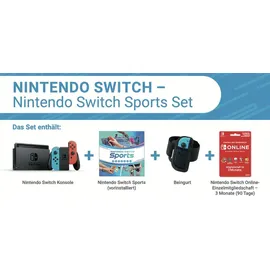 Nintendo Switch neon blau/rot Sports Bundle