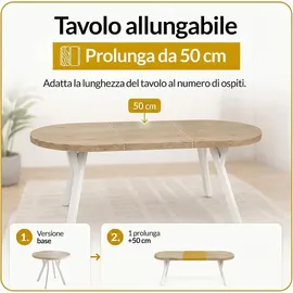alpi möbel OVO Ø 80-130 cm Marmor
