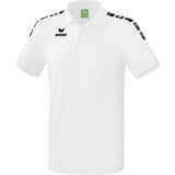 Erima Essential 5-C Poloshirt white/black S