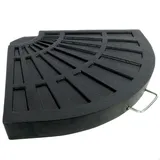 Aktive Dreieckiger Sonnenschirmständer Aus Polyresin - Black - 47 x 64 cm