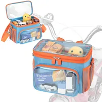 Kinder-Fahrradkorb vorne, Lenkertasche für Kleinkinderfahrräder, Laufräder, Roller & Trikes | niedlicher Kleiner Stoff-Fahrradkorb für Jungen & Mädchen