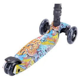 BoldCube Tretroller Big 3 Wheel Scooter Graffiti - Bunt
