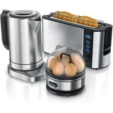 Arendo Wasserkocher 1,7 l Silber