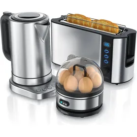 Arendo Wasserkocher 1,7 l Silber