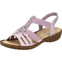 Rieker Komfort Sandalen in Lila Gr.: 36