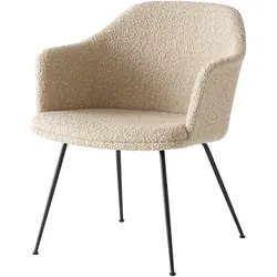 &Tradition Rely HW104 Lounge Chair, schwarz / karakorum 003