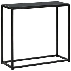 Konsolentisch DELANO Sicherheitsglas Schwarz