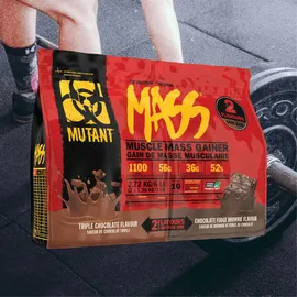 Mutant Mass Dual Bag Chamber Triple Chocolate & Chocolate Fudge Brownie Pulver 2720 g