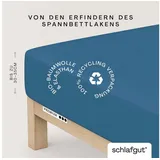 Baumwolle 120 x 200 - 130 x 220 cm blue mid