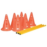 Trixie Dog Activity Hindernisse, 3 St., ø 23 × 30 cm/78 cm, orange/gelb