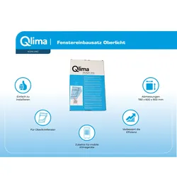 Qlima Fensterabdichtung WKR 01 für  Klimageräte