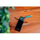 Verbatim Pocket USB 3.2 Gen 2 Festplatte, 1 TB SSD extern, Schwarz/Blau