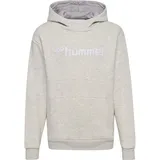 hummel Unisex Kinder Hmlmover Cotton Hoodie Kids Sweatshirt, Egret Melange, 152