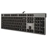 A4Tech KV-300H Tastatur USB QWERTY Schwarz, Grau - Tastaturen - Grey