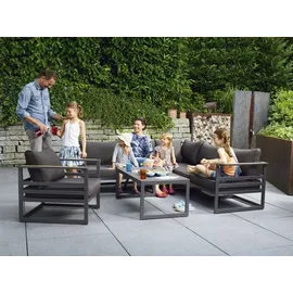 Sieger Sydney Gartenstuhl 76 x 76 x 66 cm grau