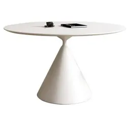 Runder Esstisch Keramik Metallbeine Esszimmertisch Kuchentisch Tisch Ø 110cm*75 cm WeiB