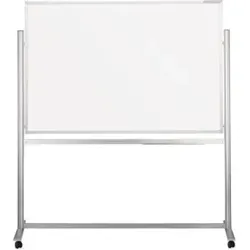 Magnetoplan ferroscript-Schreibtafel mobil, doppelseitig, 1800 x 1200 mm