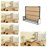 WallBedKing Schrankbett WallBedKing Schrankbett – Platzsparendes Vertikales Wandbett 200 cm 200 cm