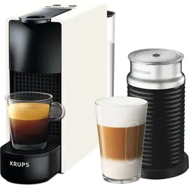 Krups Nespresso Essenza Mini XN 1111 weiß + Aeroccino