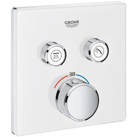 GROHE Grohtherm SmartControl Thermostat mit 2 Absperrventilen moon white (29156LS0)