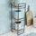 [en.casa] Tischregal Pargas 43 x 14 x 13 cm Schwarz