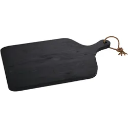 WellHome - Schneidebrett aus Gummibaumholz mit Griff 57x38x2cm