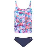 VENICE BEACH Tankini Damen pink-blau-bedruckt Gr.50