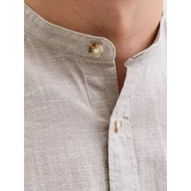 JACK & JONES Langarmhemd Beige M
