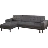 Habitat et Jardin Ecksofa reversibel mit Schlaffunktion "theo"- 4 Personen - Grau