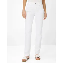 Brax Damen Five-Pocket-Hose Style MARYWHITE, weiß, Gr. 38