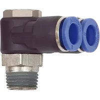 Riegler Y-Winkelsteckverschraubung drehbar R 3/8 a. Ø12mm