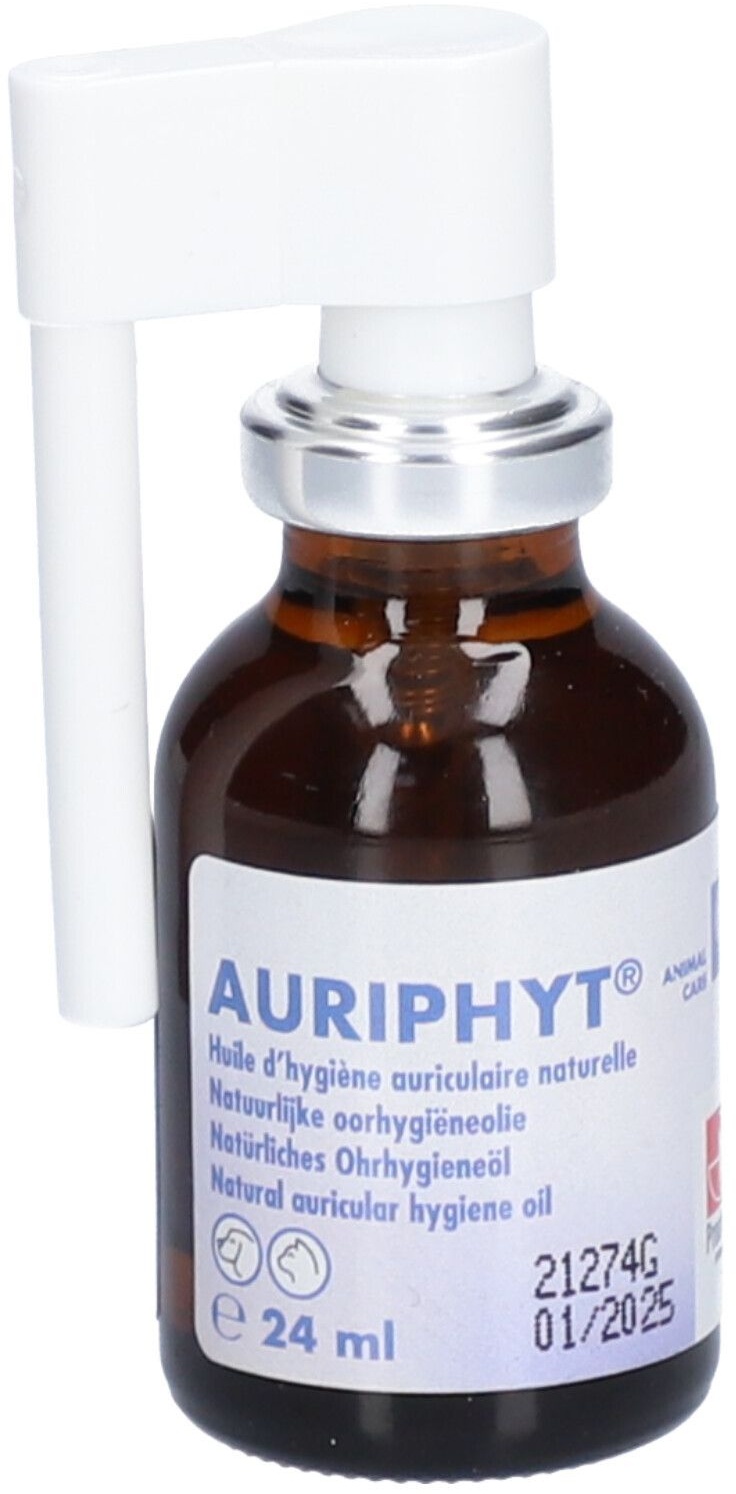 AURIPHYT® Animal Care Huile d'hygiène auriculaire 24 ml huile