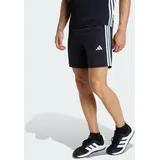 adidas Workout Essentials Base 3 Stripes Woven Shorts Black/White S
