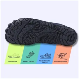 dotales TrekStep Barfußschuhe 36 in schwarz, & Gr.: 37