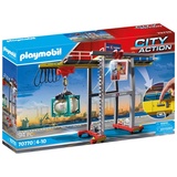 Playmobil City Action Portalkran mit Containern 70770