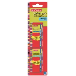 Herlitz Universal-Tintenpatronen blau